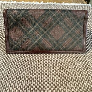 Vintage Ralph Lauren Tartan plaid bifold wallet